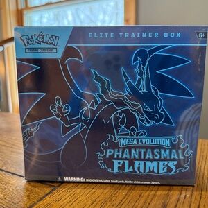 Pokemon Mega Evolution Elite Trainer Box - Phantasmal Flames Blue